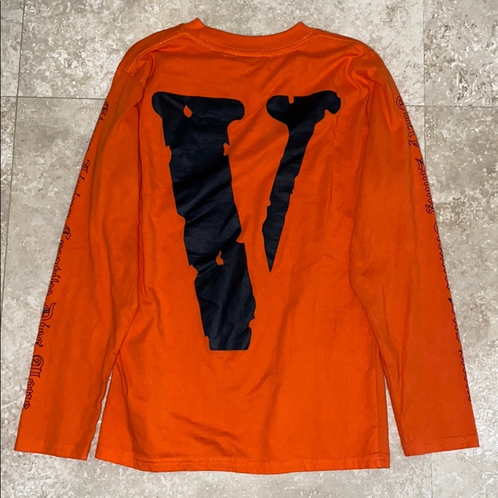 Off-white + Vlone long sleeve top